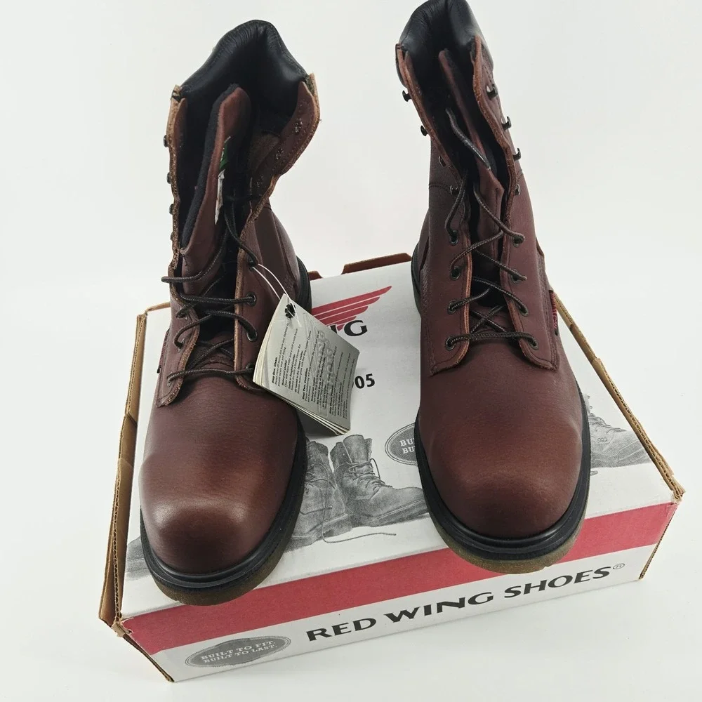 RED WING SuperSole 3508 Steel Toe Men Work Boots MSRP $298 MADE USA Size 9 EE